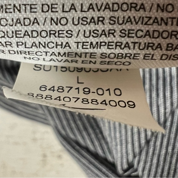 Nike Tiger Woods Collection TW Control Stripe Performance Golf Polo Shirt Size L - Picture 8 of 8